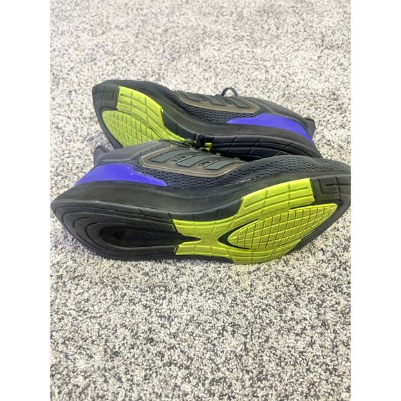 Adidas Solarglide Men’s Running Shoes Sneaker Size 11 Black Green Blue Boost - Picture 10 of 12